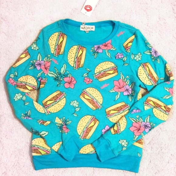 Wildfox Sweaters - ❗️FINAL PRICE❗️NWT Wildfox Hamburger Floral Jumper