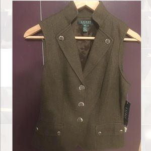 NWT Ralph Lauren 100% Wool Vest
