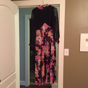 Authentic 70's style Vintage Maxi dress
