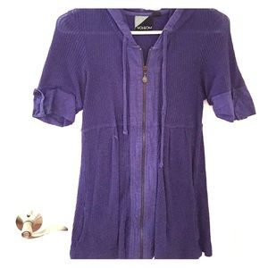 Volcom zip up cardigan
