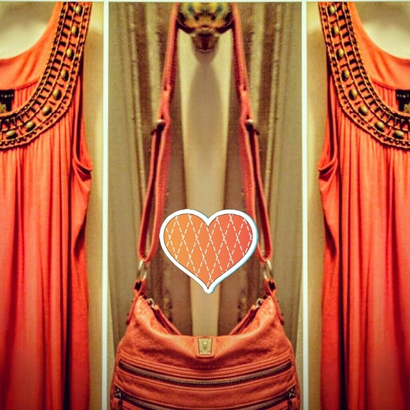 Shirt OR Purse Both ARE ORANGE - Picture 1 of 1
