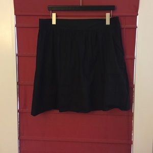 Loft black skirt