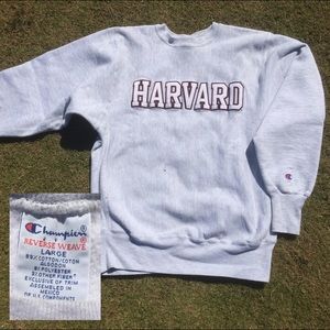 VTG Champion Harvard crewneck double stitched