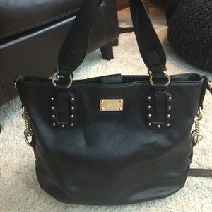 Black leather Michael Kors purse/crossbody