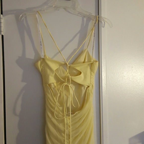 Yellow Prom Dress - Picture 3 of 4