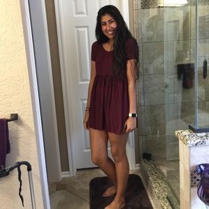 Maroon Brandy Melville dress :-)