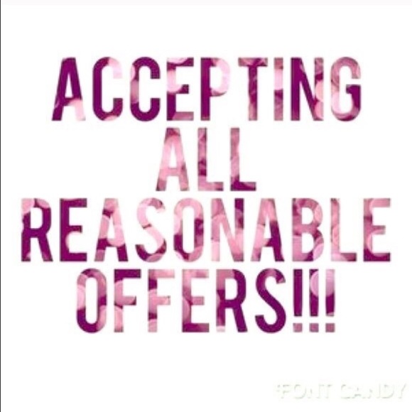 Everything must go! Accepting reasonable offers