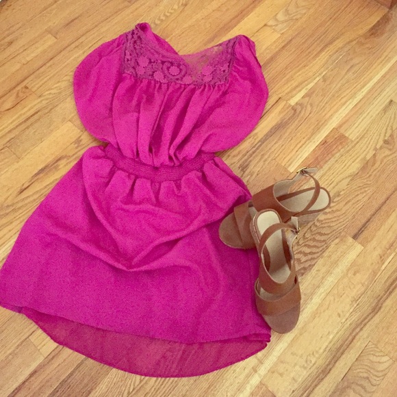 Very J crochet top dress