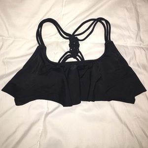 Ruffle swimsuit top