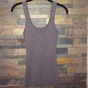 Bebe Shimmery Knit Tank