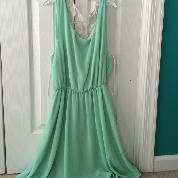 Mint Green Dress