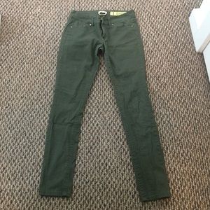 Army Green Skinny Jeans