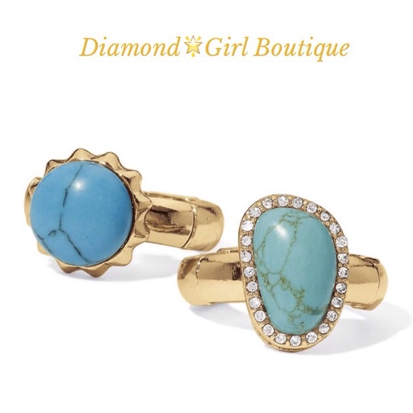 Jewelry - 🎉Sale🎉Caribbean stones ring set