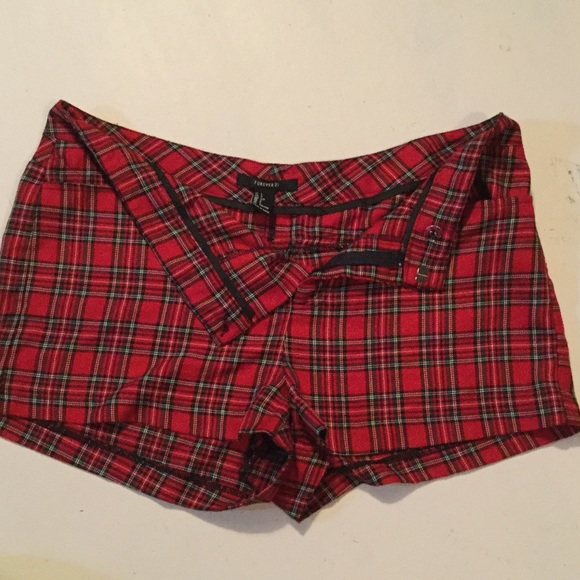 Plaid shorts