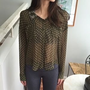 Free people button up