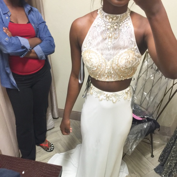 Two Piece Prom Dress