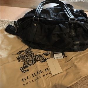 Burberry diaper bag