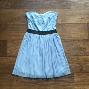 Baby blue lace dress