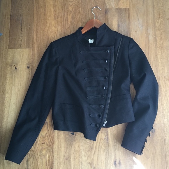 J Crew Wool Cropped Jacket