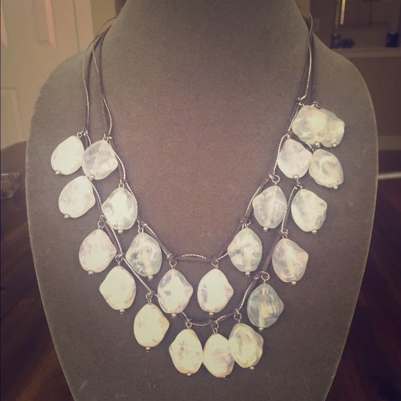 Urban Outfitters White Quartz Necklace
