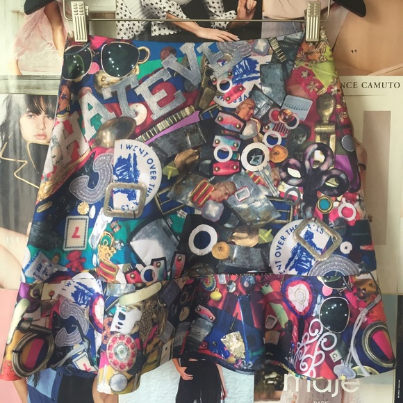 Cynthia Rowley Dresses & Skirts - 👗FRI-YAY FLASH SALE!!!!! JUNK PRINT SKIRT!!👗