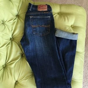 Sweet and straight lucky jeans