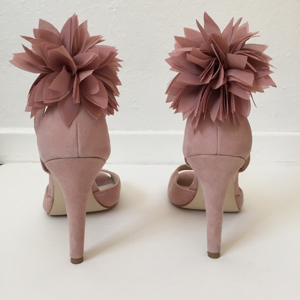 KEEPING Calvin Klein Olivia Pink Ankle Strap Heels - Picture 5 of 5