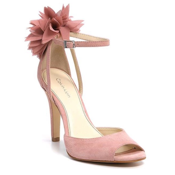 Calvin Klein Shoes - KEEPING Calvin Klein Olivia Pink Ankle Strap Heels