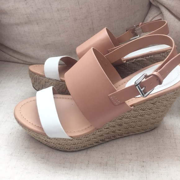 Kenneth Cole Reaction Shoes - Kenneth Cole Reaction leather strap wedge heels