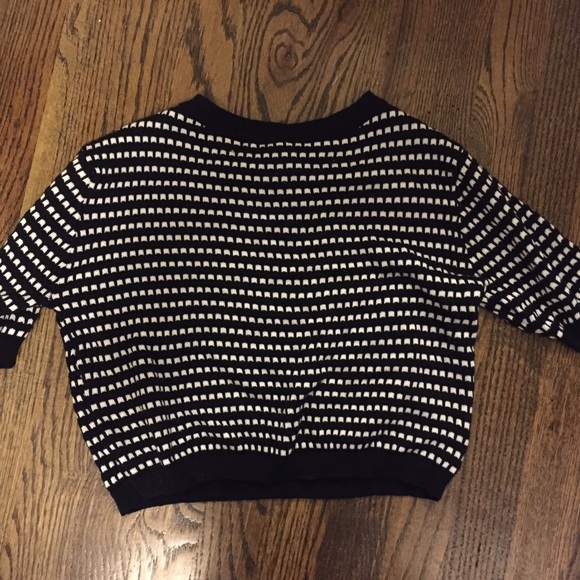 LF knit cropped knit tee