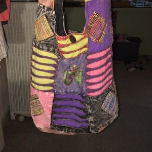 Stylish boho/hippy over the shoulder bag