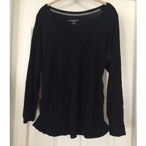 Liz Lange Maternity- XL - long sleeve black top