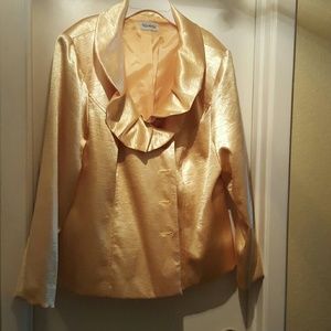 STUNNING GOLD SUIT  NWOT