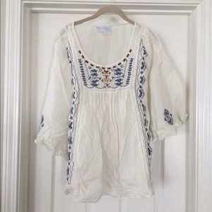 Jessica Simpson maternity XL - embroidered blouse