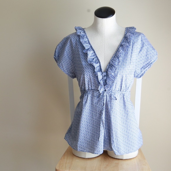 Cotton J. Crew Blouse