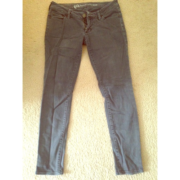 Grey/black size 4 skinny jeans from Pac Sun
