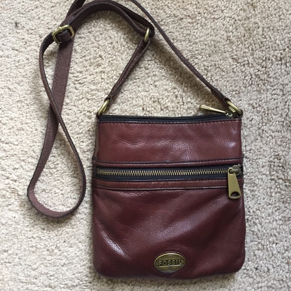 Brown crossbody purse