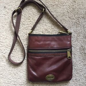 Brown crossbody purse
