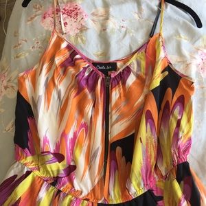 Silk multi-color sundress!