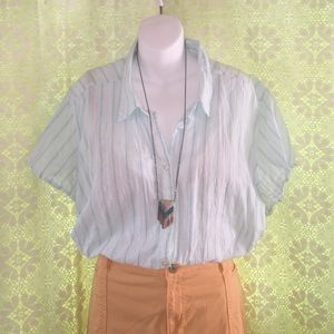 Izod Button Up Blouse