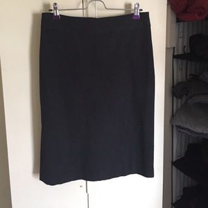 Black business skirt