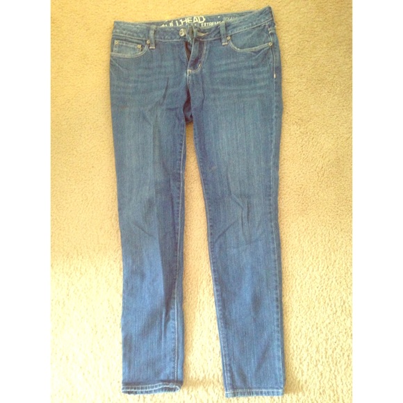 Size 3 short pacsun blue skinny jeans