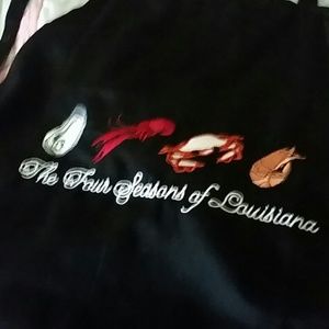 Hot apron from and  for Louisiana cooking