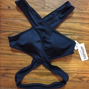 Black bikini top from Cupshe. Size small.