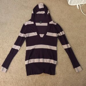 Purple and Beige Sweater