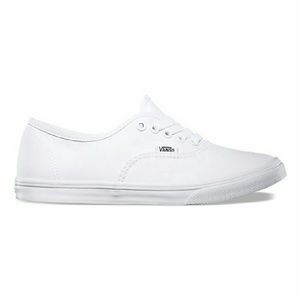 Authentic White Lo Pro Vans