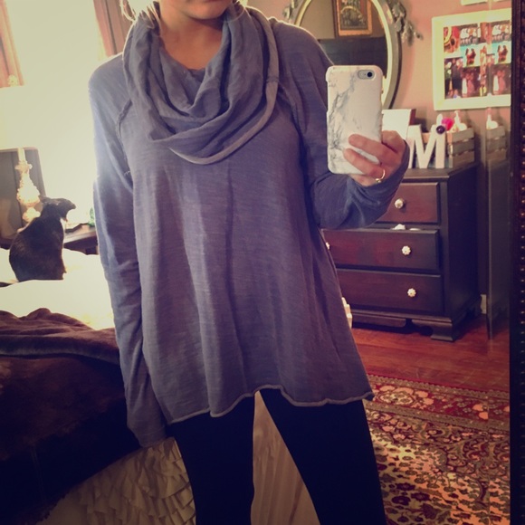 Free People cowl neck sweatshirt