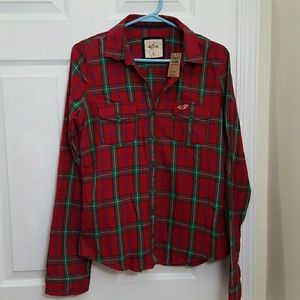 Hollister flannel NEW