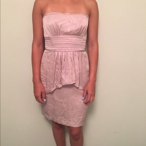 Brand new never worn BCBG  Strapless Silk Dress