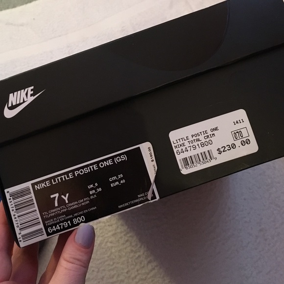 Nike lil posite pro "KNICKS" 7Y - Picture 2 of 3